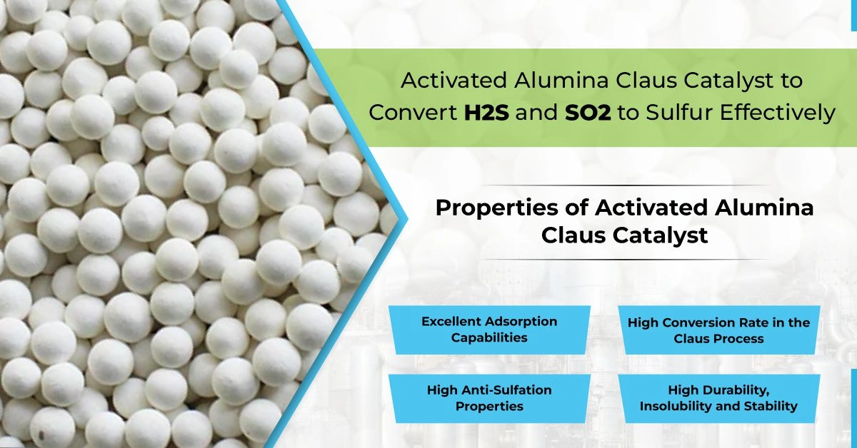  Activated Alumina Claus Catalyst To Convert Hs And So To Sulfur Effectively